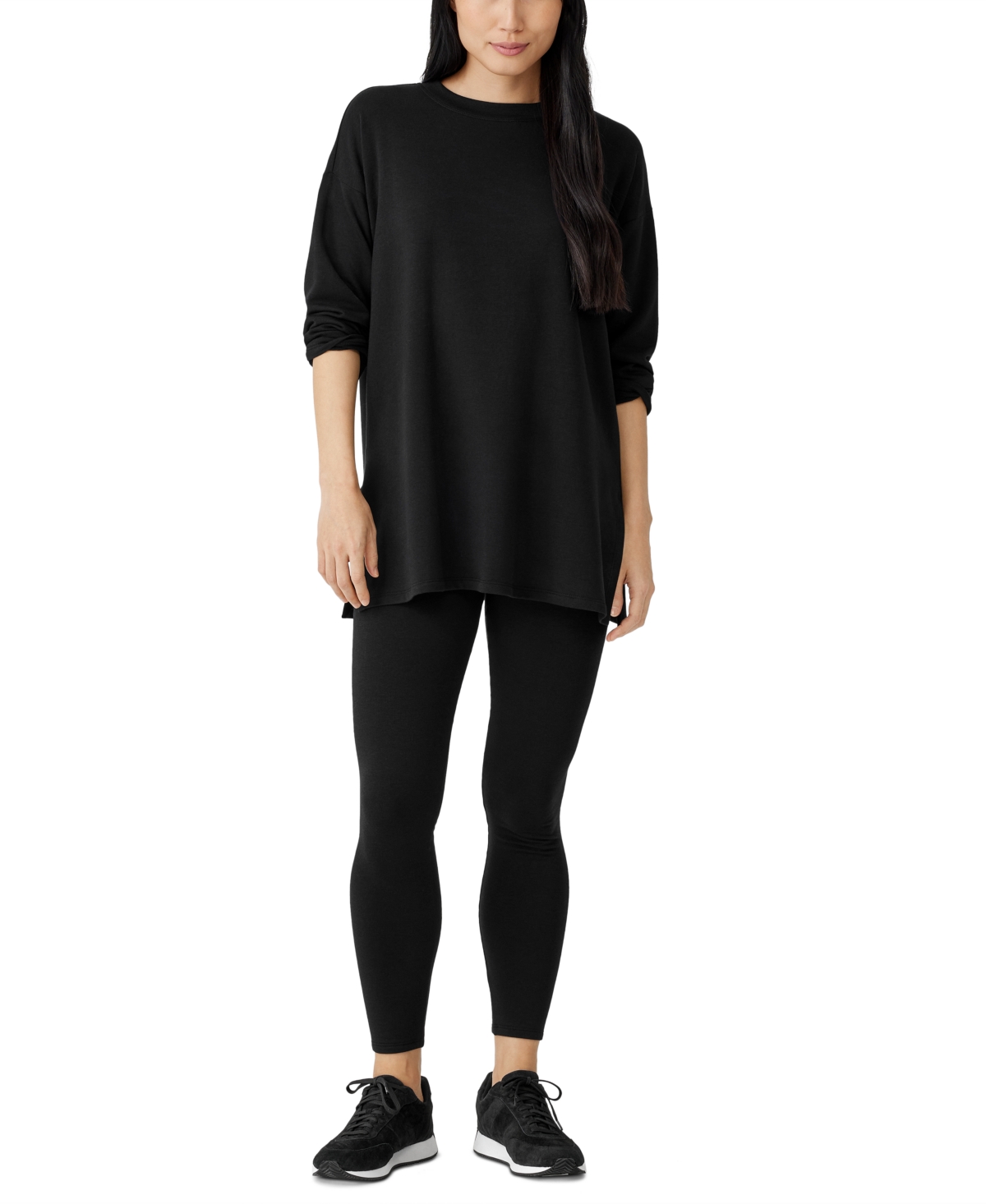 Eileen Fisher Ankle Leggings In Black
