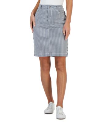 Calvin Klein Plus Size Pull-On Tummy-Control Pencil Skirt - Macy's