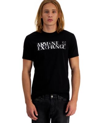 A|X Armani Exchange - Men's Exclusive Short-Sleeve Crewneck Logo Graphic T-Shirt
