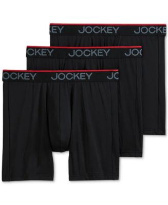 Jockey Men's Chafe Proof Pouch Microfiber 7 Boxer Brief - 3 Pack - Macy's