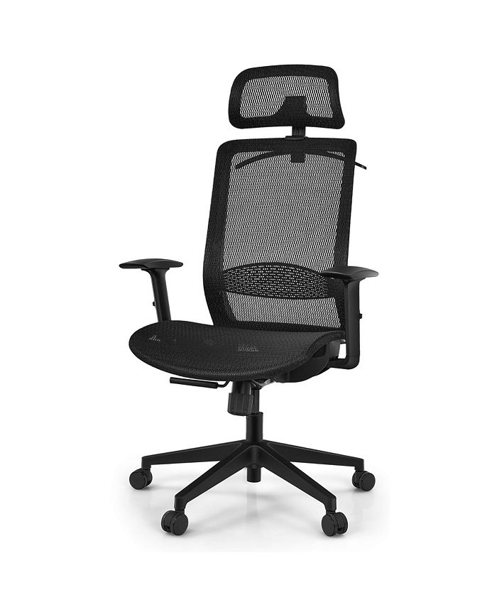 Costway Ergonomic High Back Mesh Office Chair Recliner Task Chair Macy's