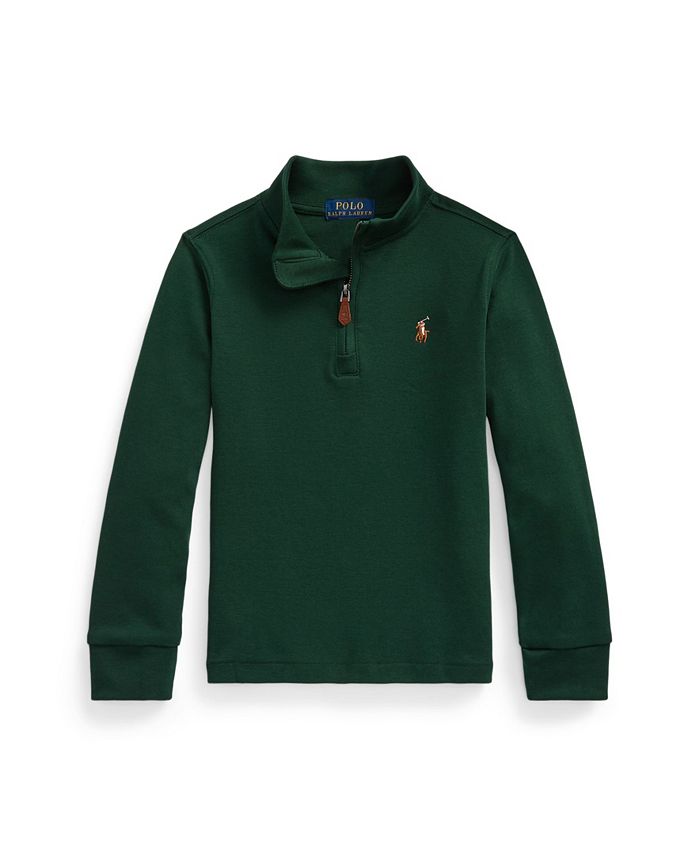 Polo Ralph Lauren Toddler and Little Boys Interlock QuarterZip