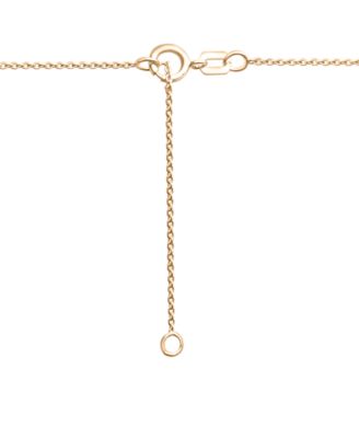 Diamond Double Bar Layered Necklace (1/6 ct. t.w.) in 10k White or Yellow Gold, 17" + 1" extender, Created for Macy's