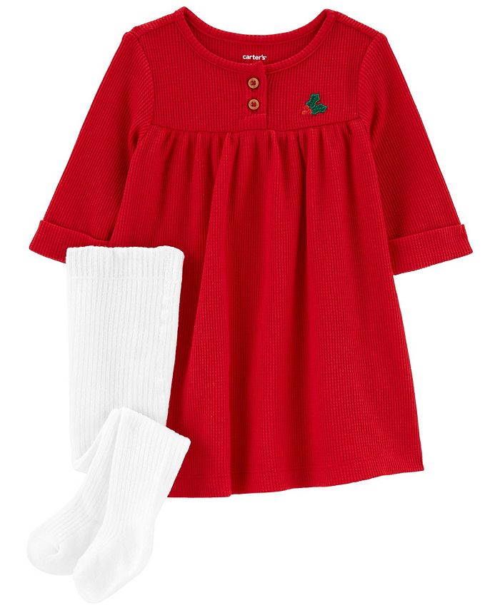 Carters red on sale sweater dress