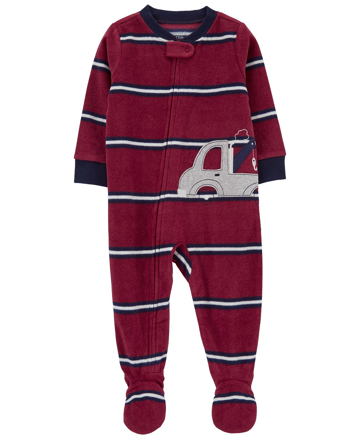 Toddler Boys One-Piece Fleece Footie Pajama