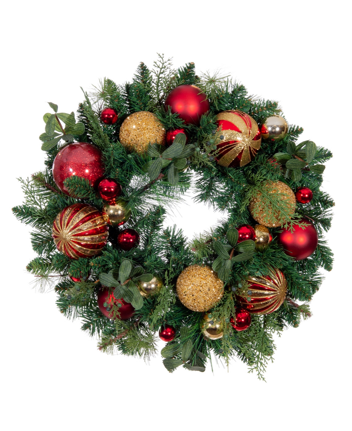 24" Lighted Christmas Wreath, Christmas Classic - Assorted