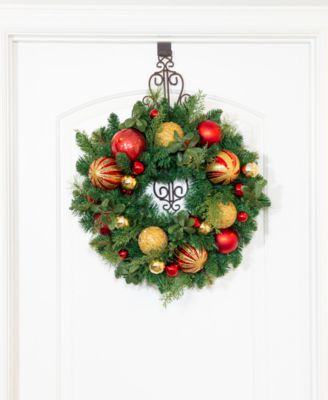 24" Lighted Christmas Wreath, Christmas Classic