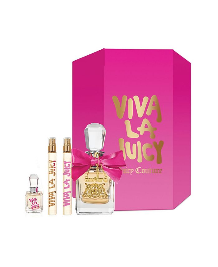 Juicy Couture Glass Viva La Juicy Empty 3.4 Fl Oz Perfume Bottle
