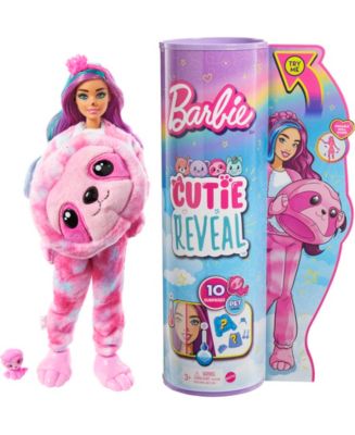 Barbie Cutie Reveal Sloth Fantasy Series Doll and Accessories - Macy's