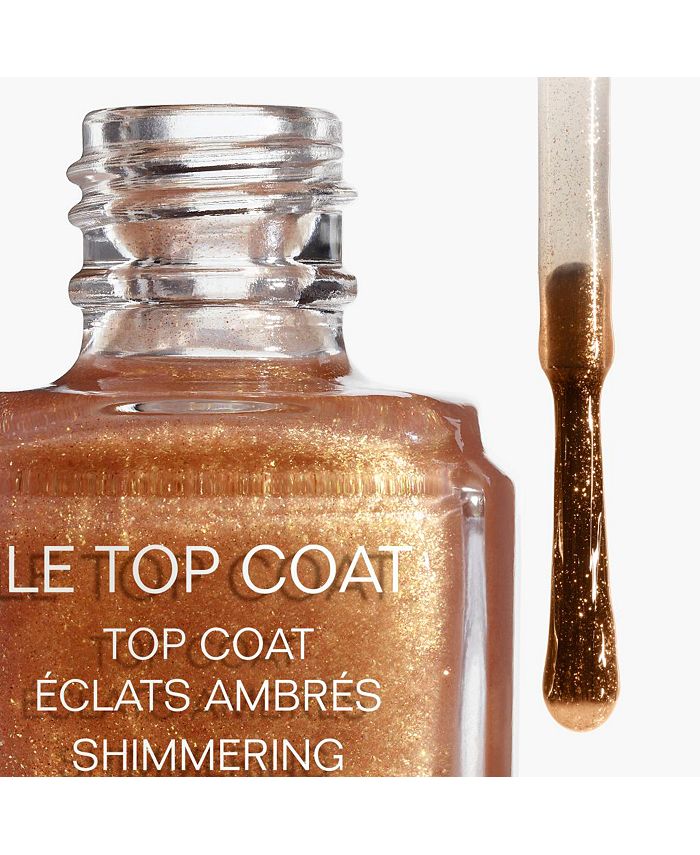 CHANEL LE TOP COAT Shimmering Amber Top Coat Macy's