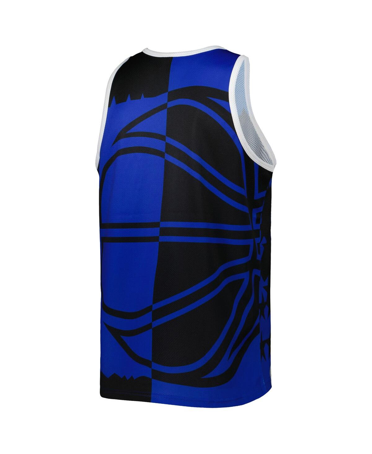 Mitchell & Ness Men's  Grant Hill Blue And Black Orlando Magic Sublimated Player Tank Top In Blue,black