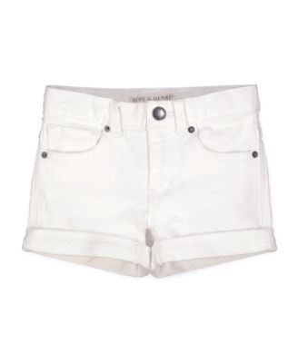 girls stretch denim shorts