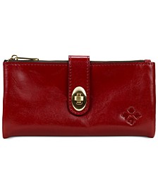 Annesley Leather Wristlet