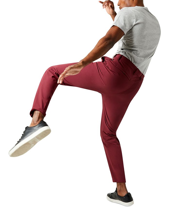 Calvin Klein Men's Slim Fit Tech Solid Performance Dress Pants