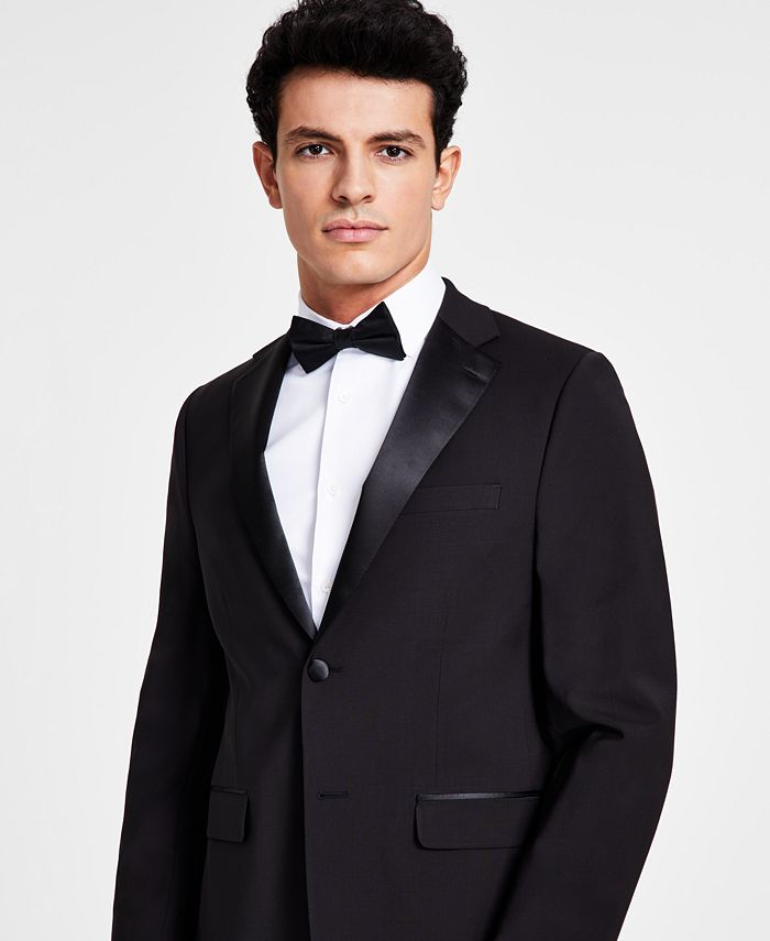 Calvin Klein Men's SkinnyFit Wool Tuxedo Jacket Macy's