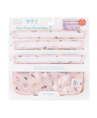 Baby Girls Printed Travel Water Resistant Bag, Pack of 3