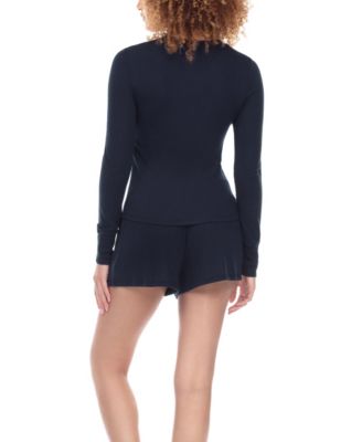 Women's Star Seeker Brushed Jersey Short Lounge Set, 2 Piece