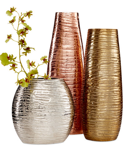 Simply Designz Metallic Vases Collection