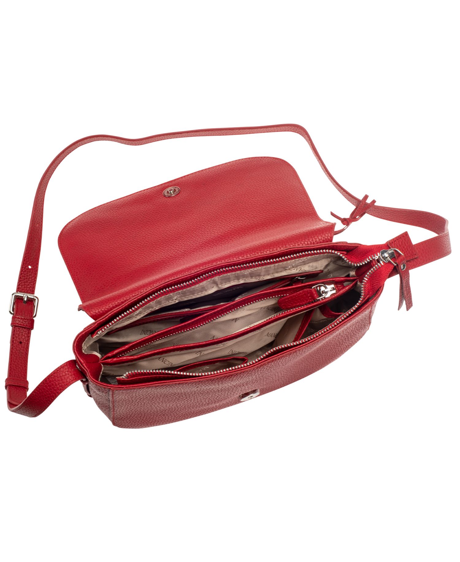 Amy Small Pebbled Leather Crossbody Bag