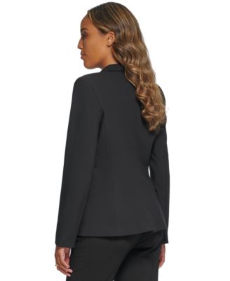 One-Button Blazer, Regular and Petite Sizes
