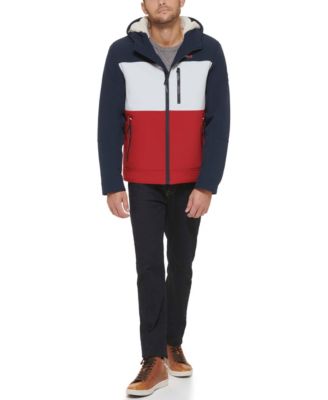 Men's Sherpa-Lined Softshell Hooded Jacket