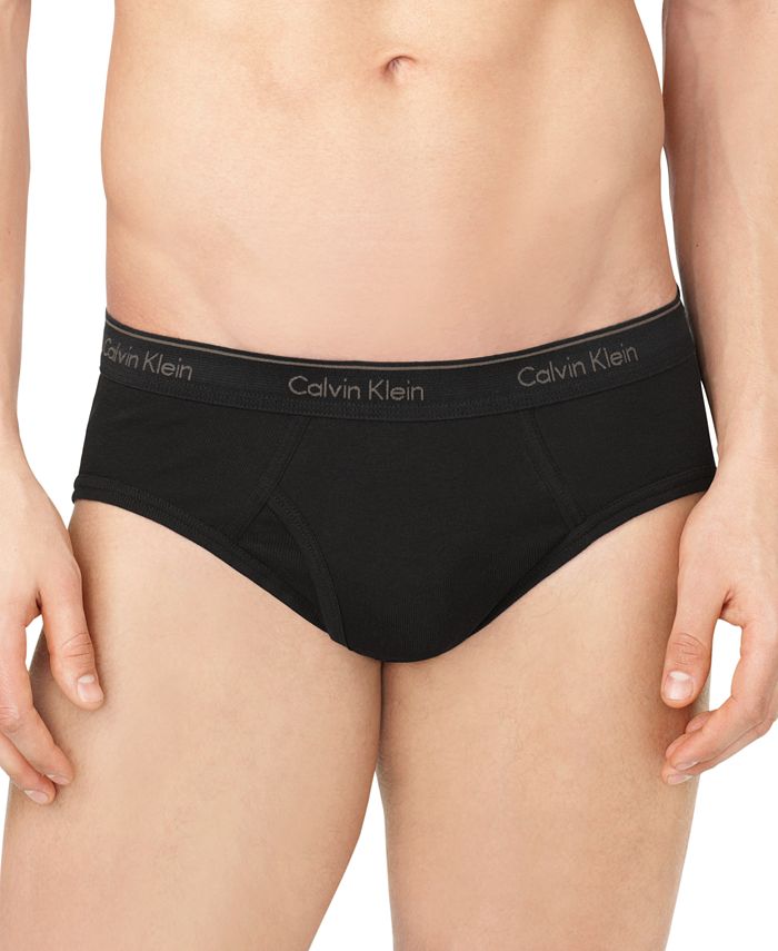 Calvin Klein Men's Classic Cotton LowRise Hip Briefs 4Pack U4183 Macy's