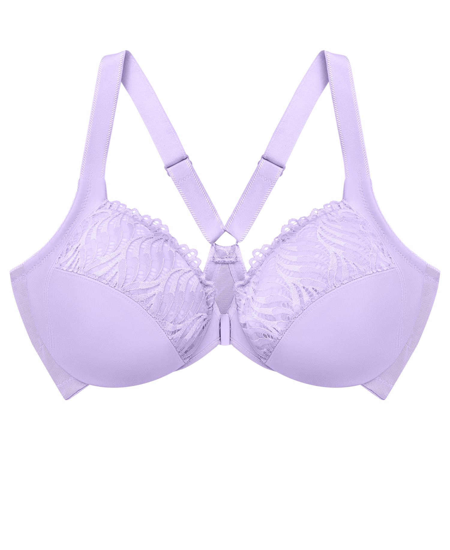 Women's Plus Size Wonder Wire Front Close T-Back Bra 1246