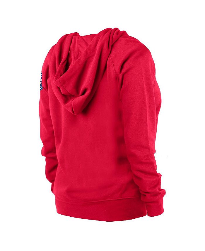 New Era Women's Red Detroit Pistons 2021/22 City Edition Pullover