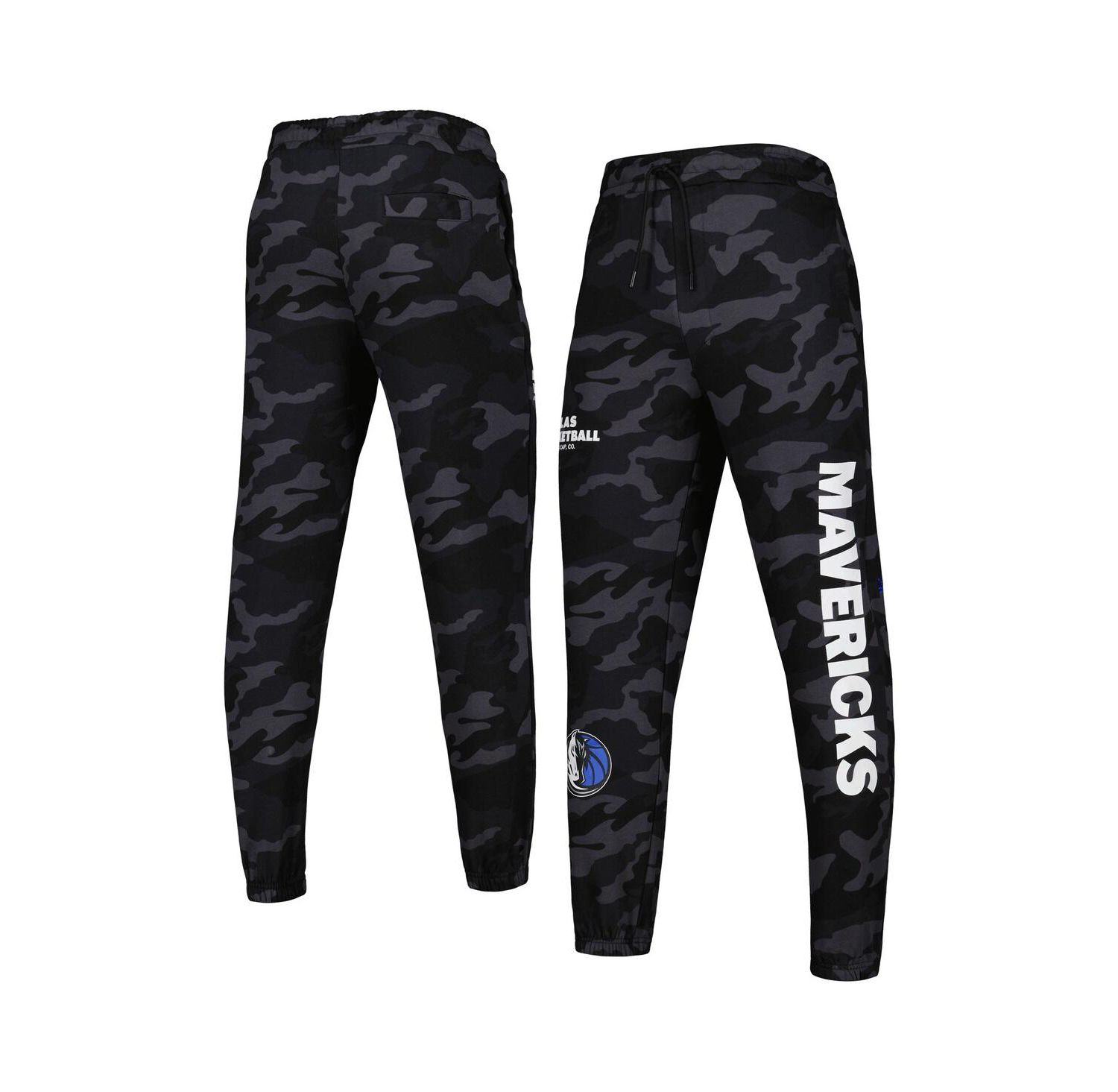 Men's Black, Camo Dallas Mavericks Tonal Joggers