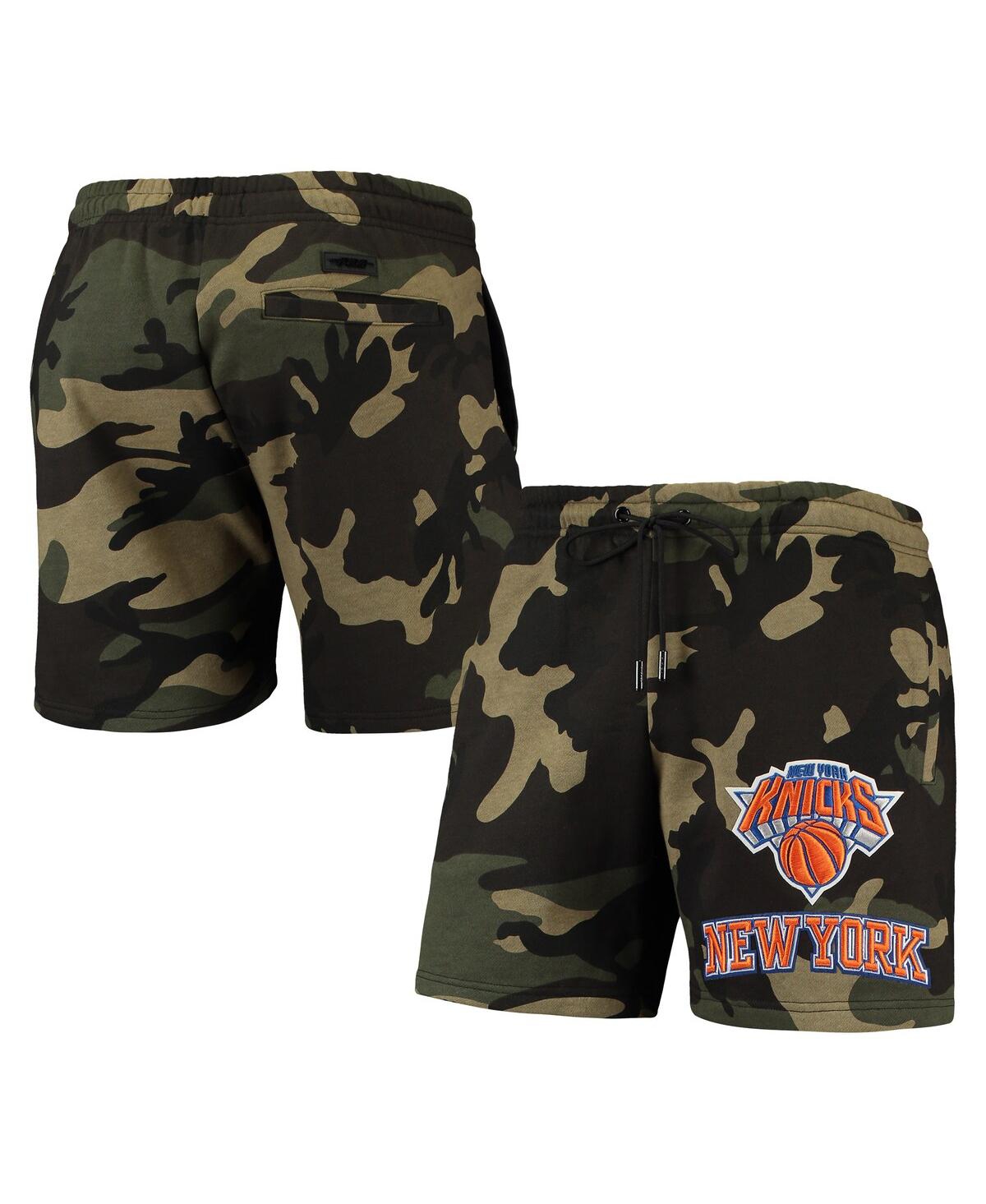 Men's Pro Standard Camo New York Knicks Team Shorts - Camo