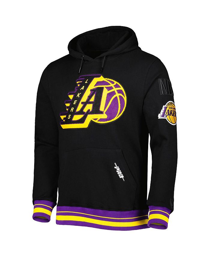 Pro Standard Men's Black Los Angeles Lakers Mash Up Capsule Pullover Hoodie - Macy's