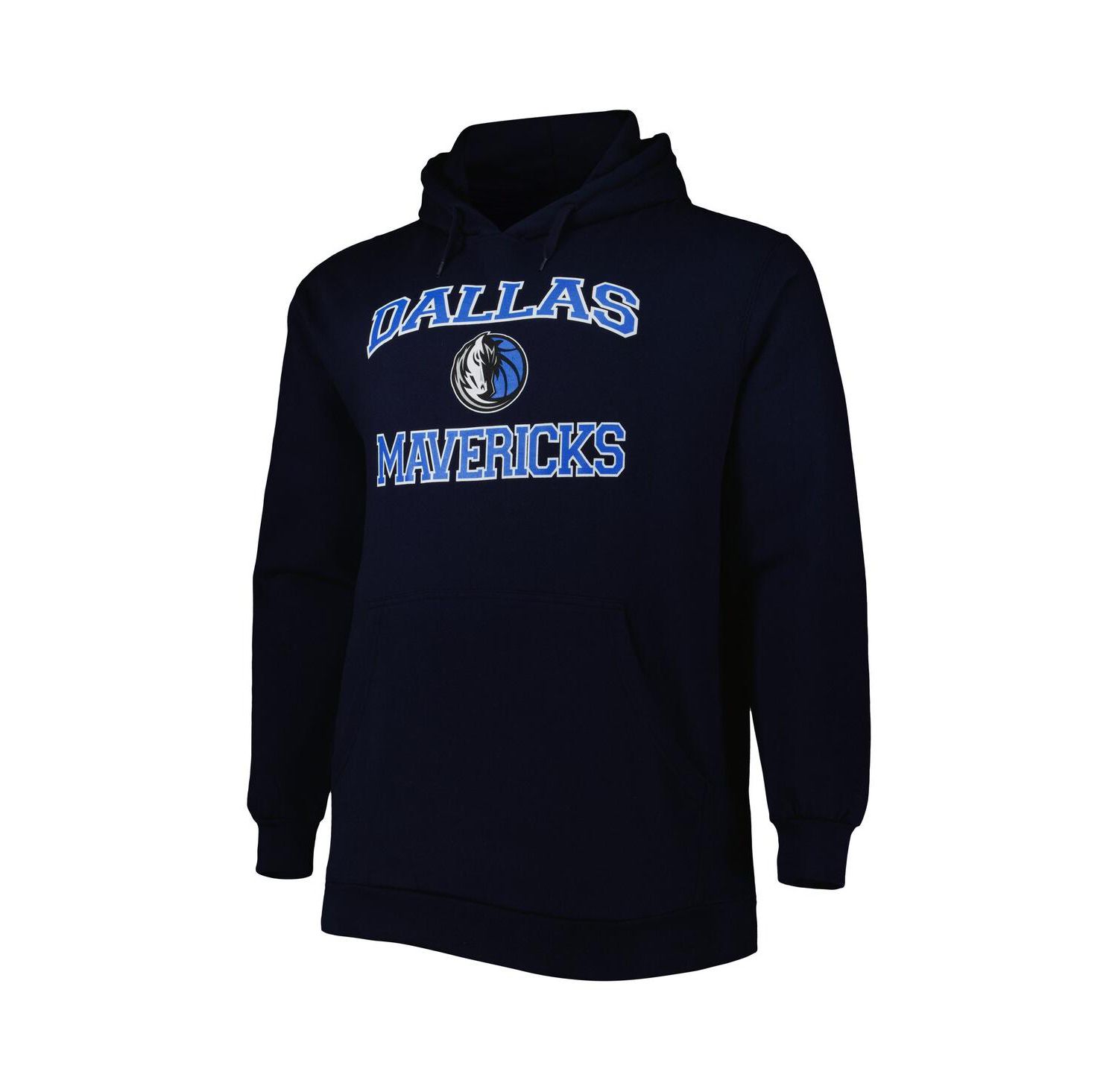 Men's Navy Dallas Mavericks Big and Tall Heart and Soul Pullover Hoodie