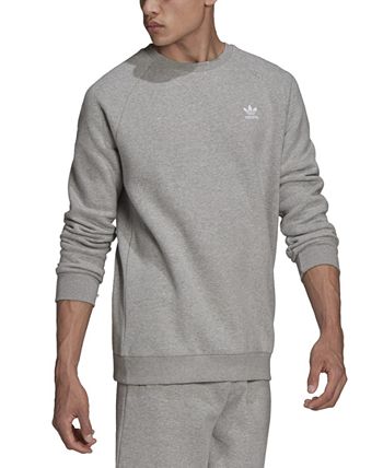 adidas Men\'s Essentials Long-Sleeve - Trefoil Adicolor Sweatshirt Macy\'s