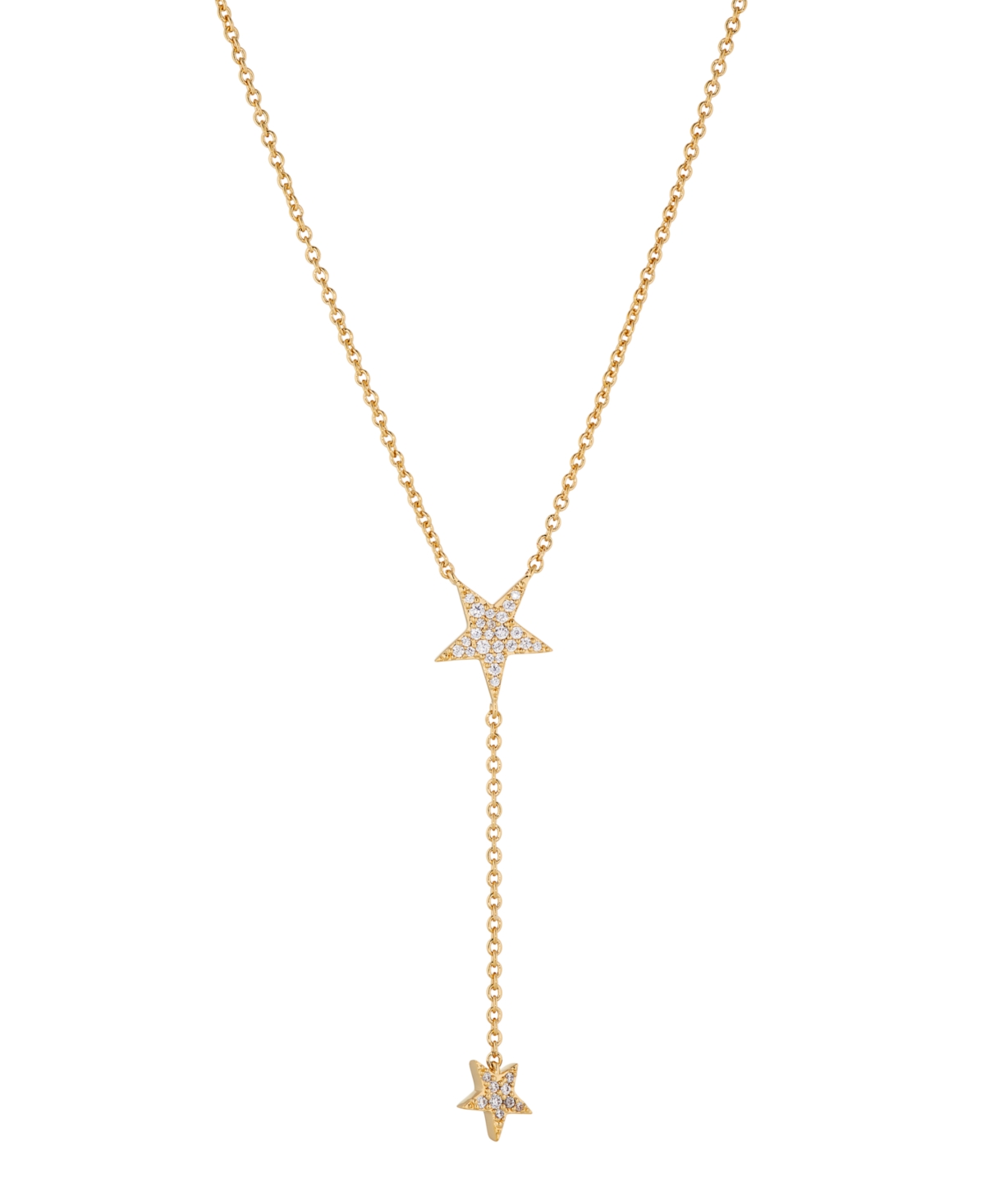 Ava Nadri Star Pendant Y Necklace In 18k Gold Plated Brass