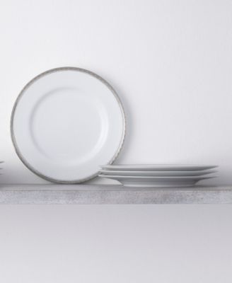 Whiteridge Platinum Set Of 4 Salad Plates, 8-1/4"