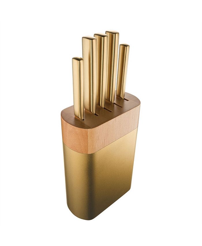 Cuisinepro® Daisho Nara Knife Block Brass Set, 6 Piece Macy's