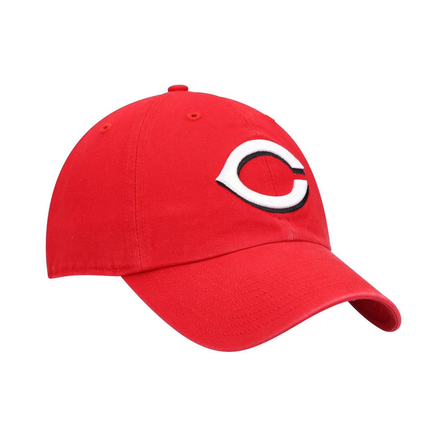 Men's Red Cincinnati Reds Home Clean Up Adjustable Hat