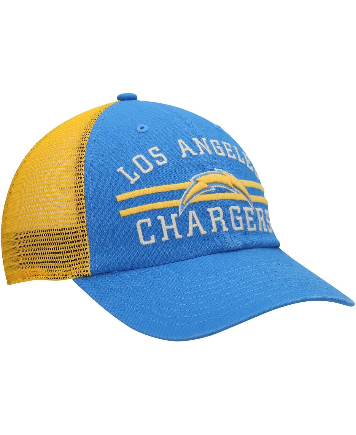Shop 47 Brand Men's '47 Powder Blue Los Angeles Chargers Highpoint Trucker Clean Up Snapback Hat