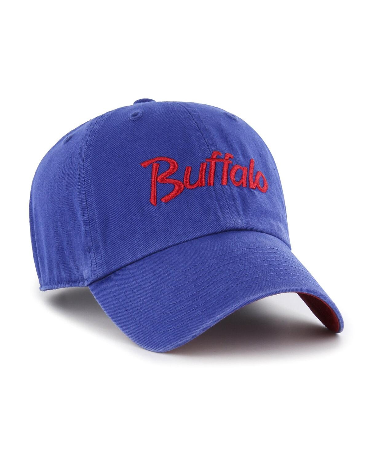 Shop 47 Brand Men's '47 Royal Buffalo Bills Crosstown Clean Up Adjustable Hat