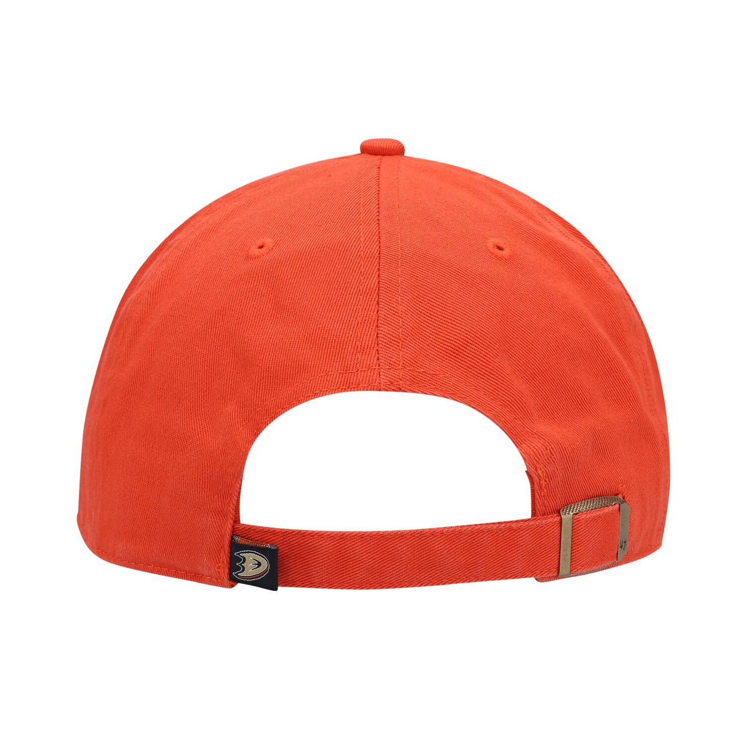Men's Orange Anaheim Ducks Clean Up Adjustable Hat