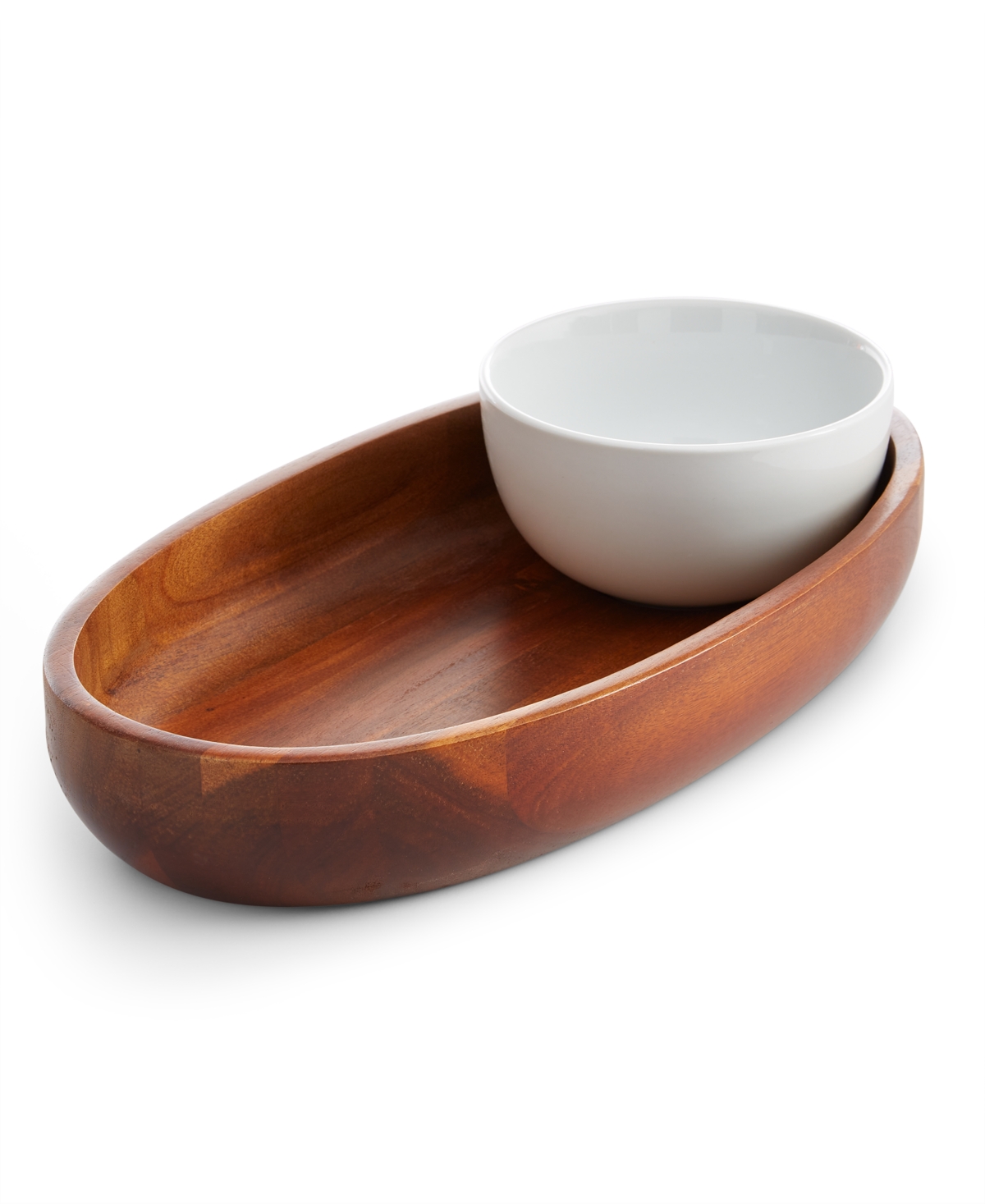 The Cellar 2-piece Chip & Dip Set, Created For Macy's In Brown