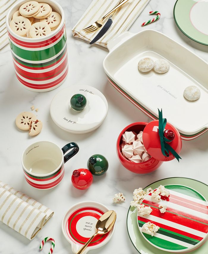 kate spade new york Kate Spade Merry & Bright Holiday Collection & Reviews  - Fine China - Macy's