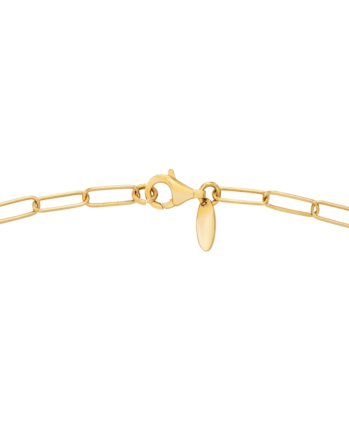 Open Heart Paperclip Link 18
