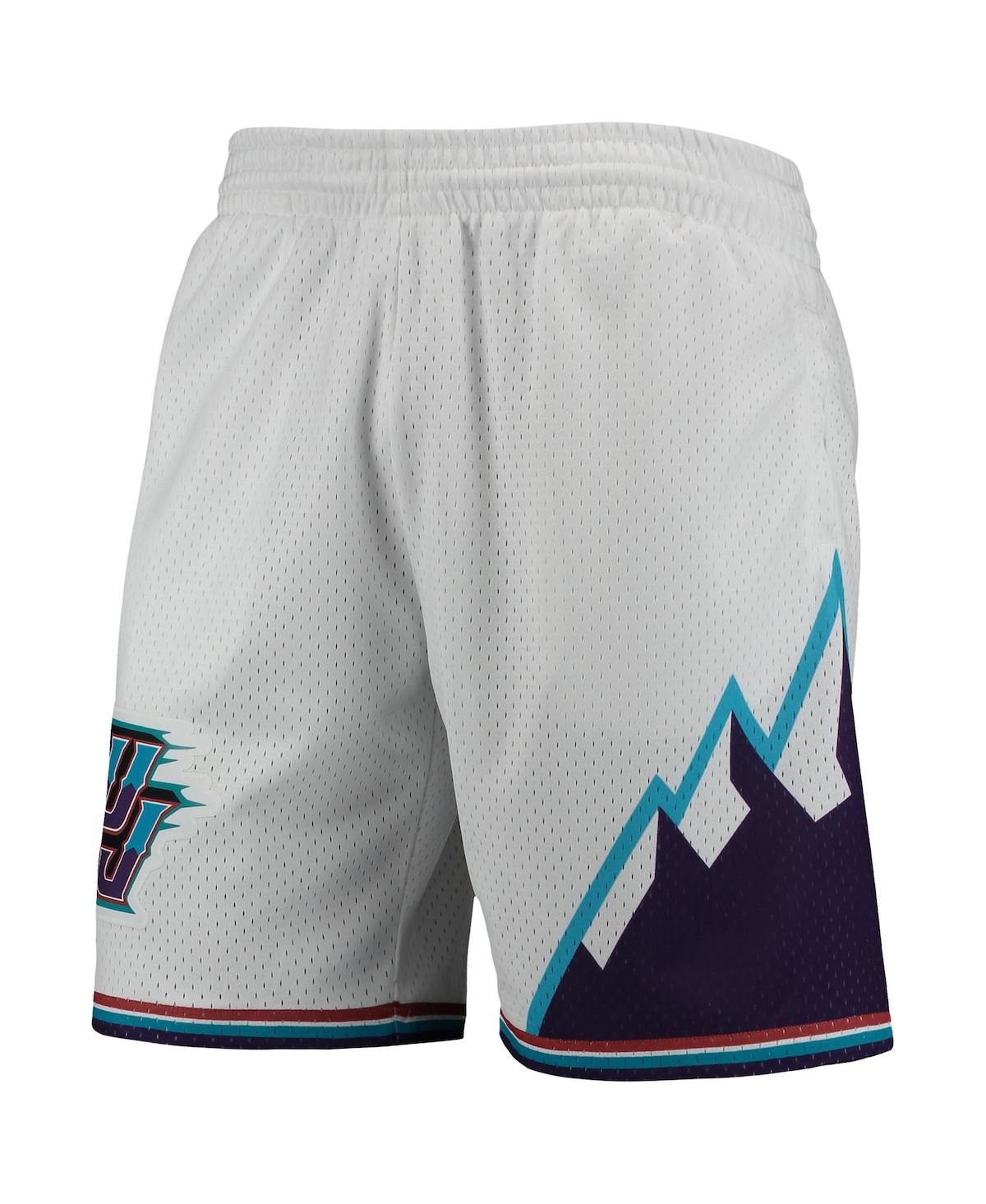 Mitchell & Ness Men's  White Utah Jazz 1996-97 Hardwood Classics Swingman Shorts In White
