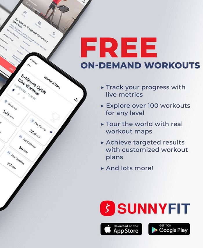 sunny health & fitness magnetic