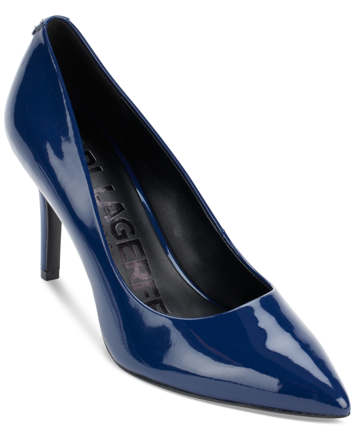 Karl lagerfeld paris royale point toe leather pumps clearance