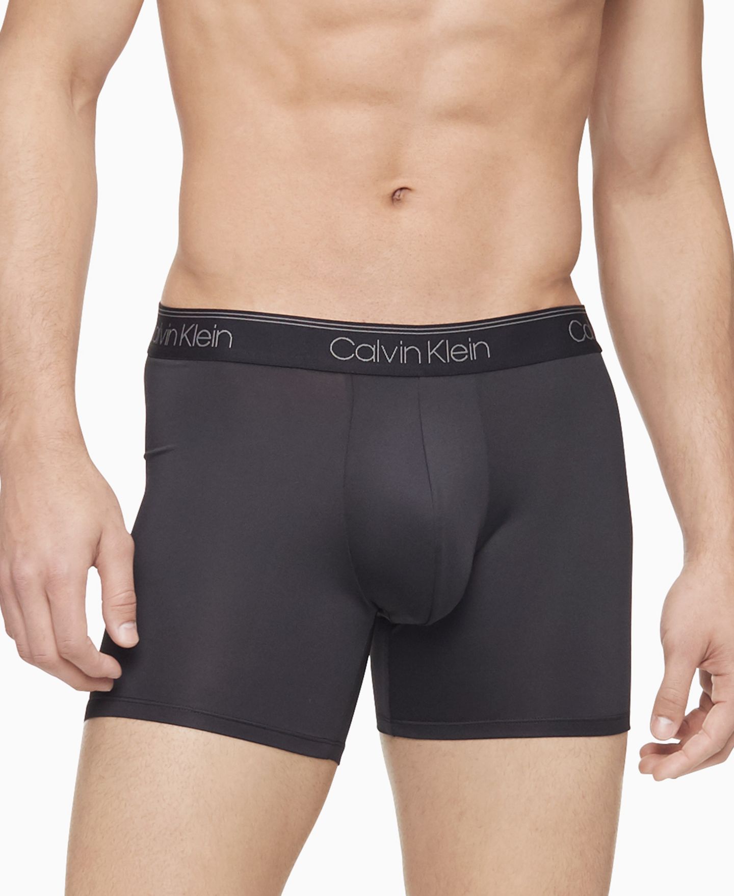 Трусы-боксеры Micro для мужчин, стрейч, 5 шт. — Calvin Klein, цвет: 5 Чёрный — фото 2