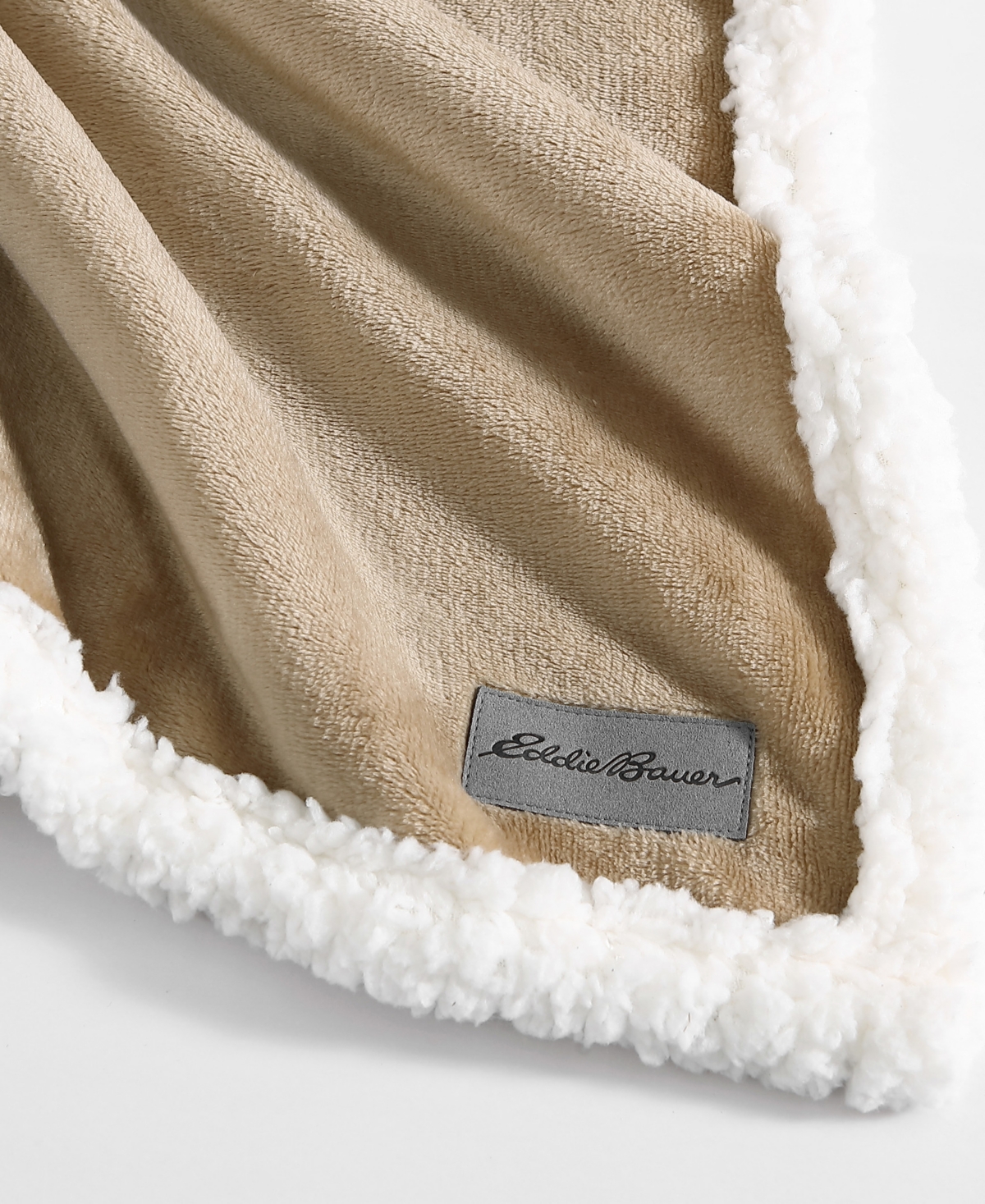 Eddie Bauer Solid Ultra Soft Plush Blanket, Full/Queen