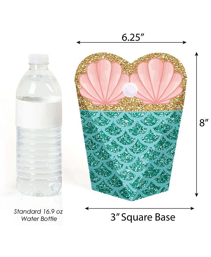 Let's Be Mermaids Centerpiece Sticks 15-Pack - Baby Shower Birthday Party Decor, Table Toppers, Photo Booth Props - View #8