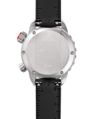 Women's Jane Black Silicone Strap Watch 35mm